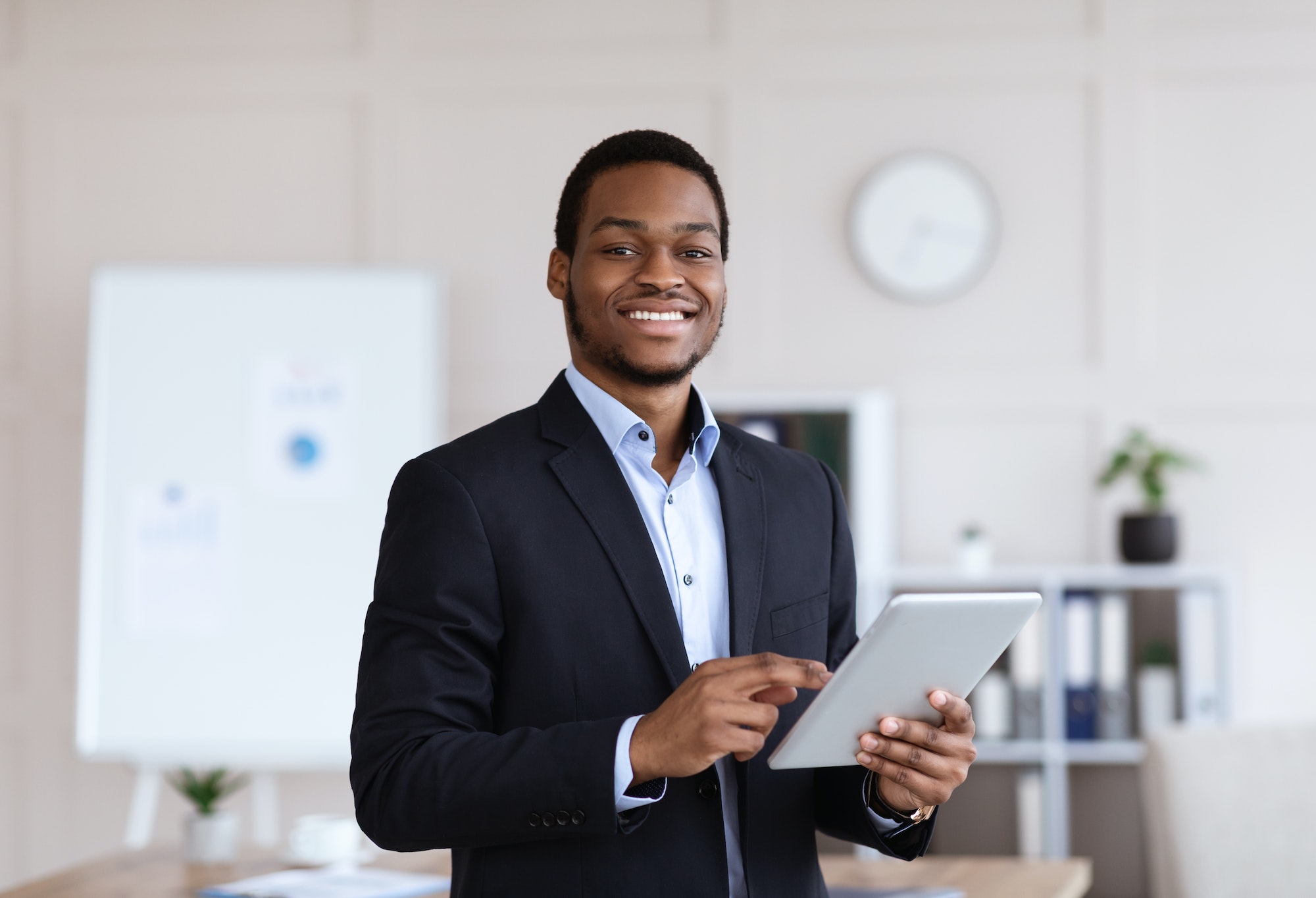 Professional businessman in suit